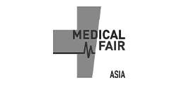 Medical Fair Asia 2024 logo in black and white